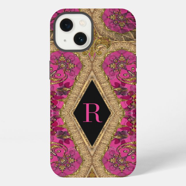 Coque iPhone Cavelier Raye Monogramme (Verso)