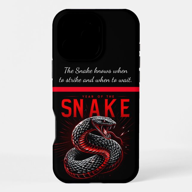 Coque iPhone Célébration de l'année du serpent ! (Verso)