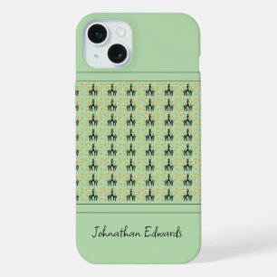 Coque iPhone 15 Plus Célébration de l'art africain. Silhouette