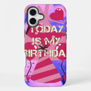 Coque iPhone 16 Plus Célébrer Mes Bénédictions D'anniversaire Joyeux