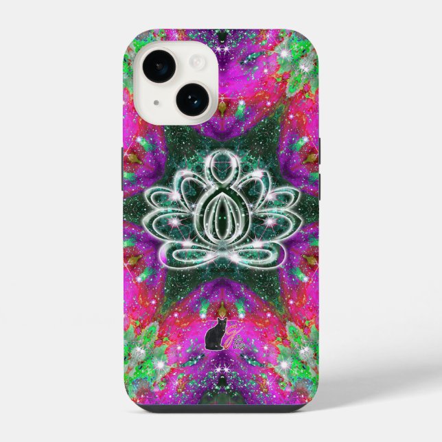 Coque iPhone Celestial Zen Lotus Coque-coque iphone Mate (Verso)