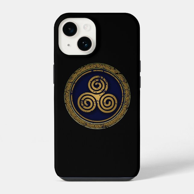 COQUE iPhone CELTIC SWIRLS CIRCLE (Verso)