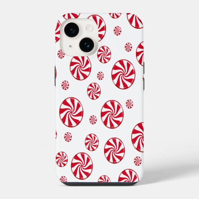 Coque iPhone Cercle rouge (Verso)