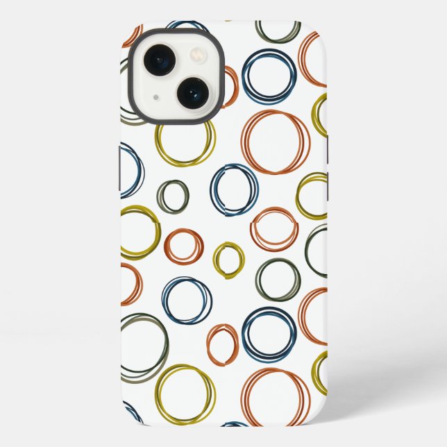 Coque iPhone Cercles Boho (Verso)