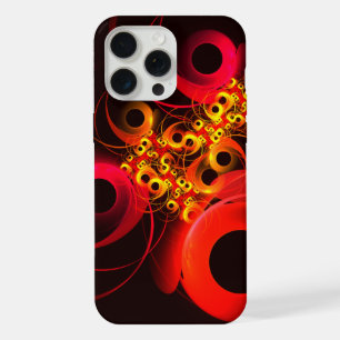 Coque iPhone 15 Pro Max Cercles Colorés Moderne Motif d'Art Abstrait #08