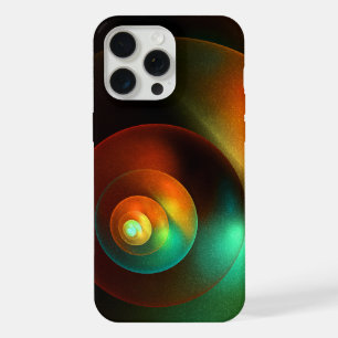 Coque iPhone 15 Pro Max Cercles colorés Motif d'art Abstrait moderne #18