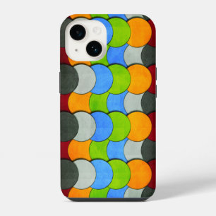 Coque Pour iPhone 14 Cercles empilés texturés par Shirley Taylor
