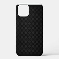 Cercles noirs défraîchis motif vert Coque-Mate iPh