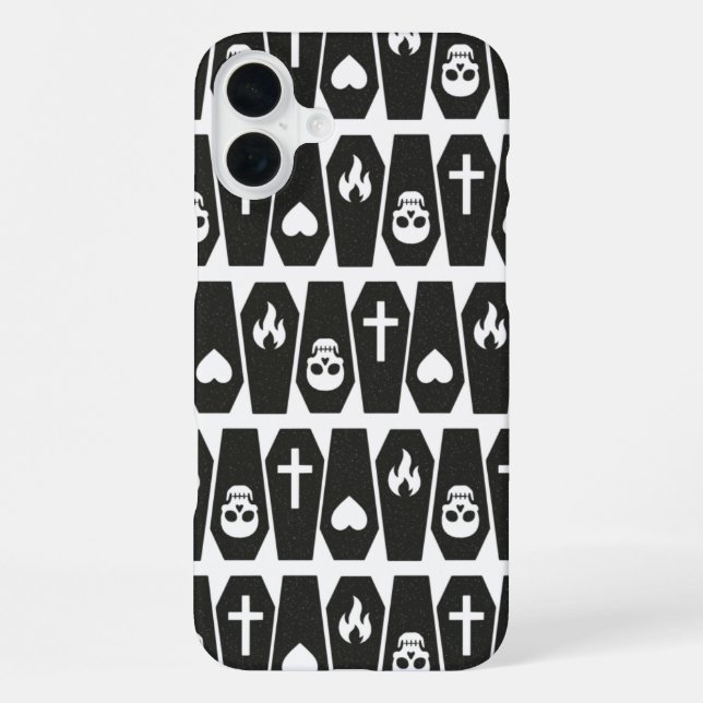 Coque iPhone Cercueils (Verso)
