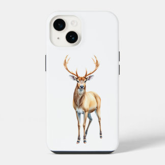 Coque Pour iPhone 14 cerf aux bois magnifiques