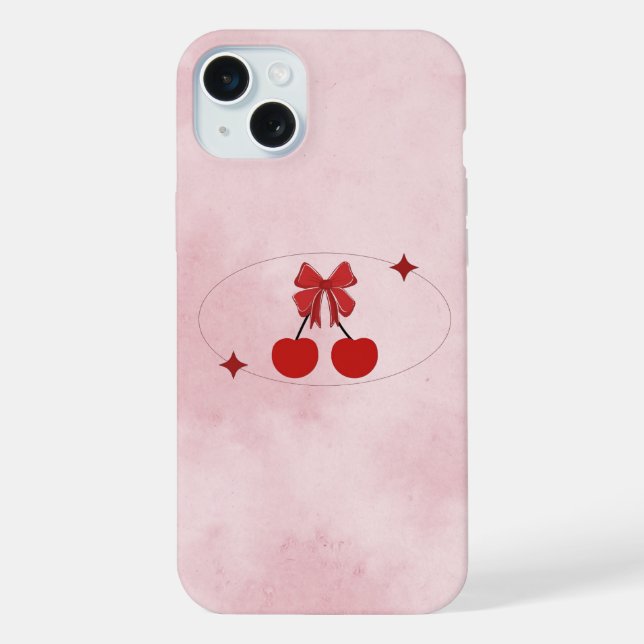 Coque iPhone Cerise (Verso)