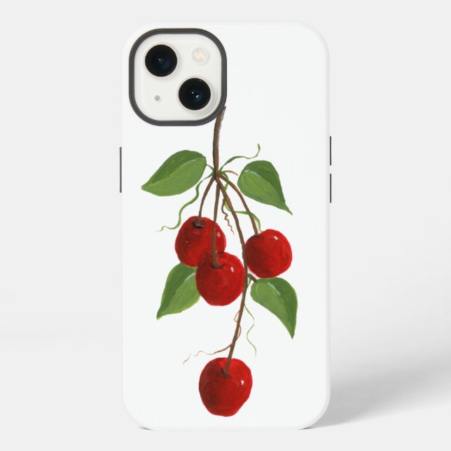 Coque iPhone Cerises  (Verso)