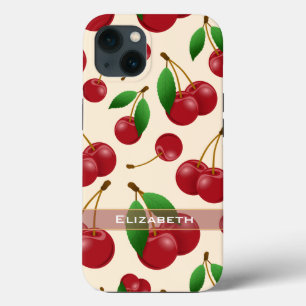 Etui iPhone 13 cerises sucrées en été