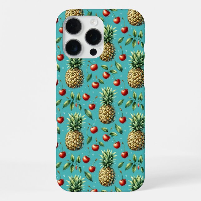 Coque iPhone Cerisier d'ananas (Verso)