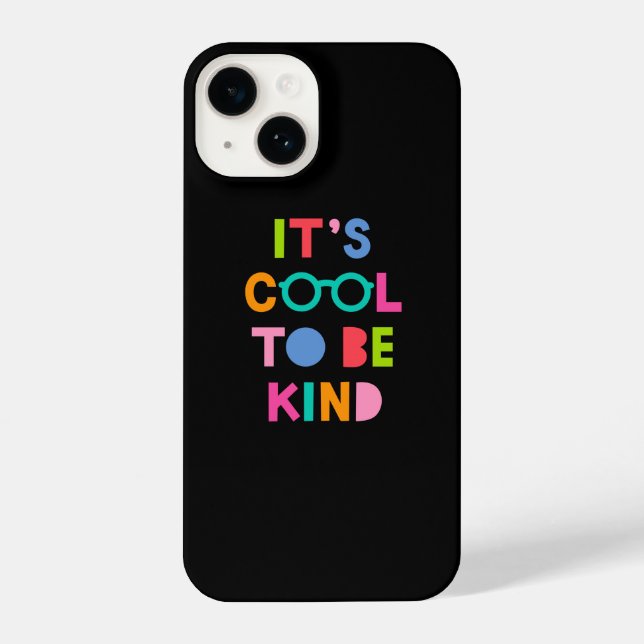 Coque iPhone C'est Cool d'être gentil (Verso)