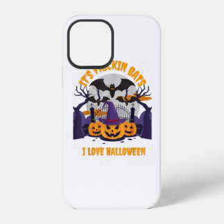 Coque iPhone 12 C'est Frickin Bats I Love Halloween Funny Hallowee