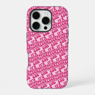 Coque iPhone 16 Pro C'est Jamais de la Chance, C'est Toujours Dieu