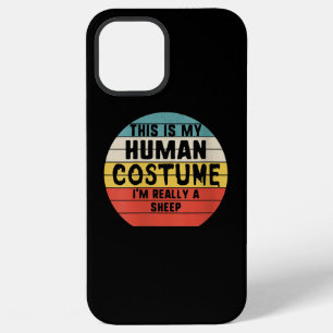Coque iPhone 12 Pro Max C'est Mon Costume D'humain Je Suis Réellement Un M
