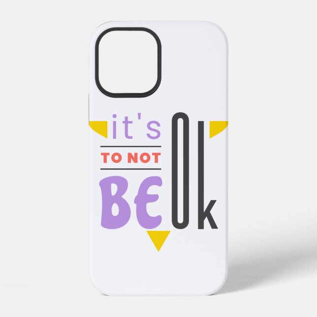Coque iPhone C'est ok de ne pas être ok (Verso)
