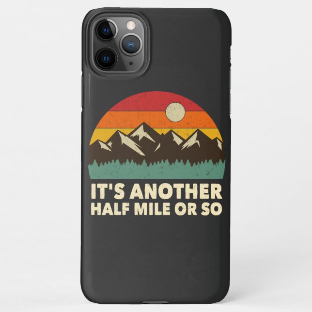 Coque iPhone C'est un autre demi-kilomètre, Mountain randonnée  (Dos)