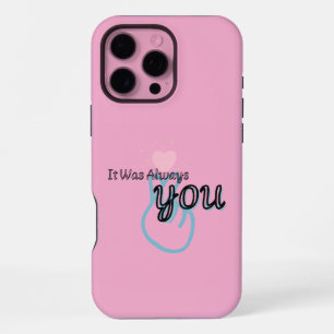 Coque iPhone 16 Pro Max C'était toujours toi – Citation d'amour