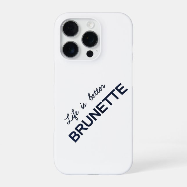 Coque iPhone Cette énergie de brune (Verso)