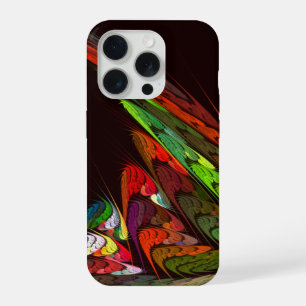 Coque iPhone 15 Pro Chameleon Art Abstrait