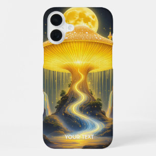 Coque iPhone 16 Plus Champignon Ancien Jaune Mignon Fantastique