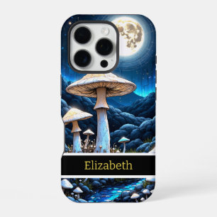 Coque iPhone 16 Pro Champignon de la forêt mystique