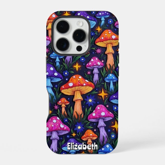 Coque iPhone Champignon étoilé (Verso)