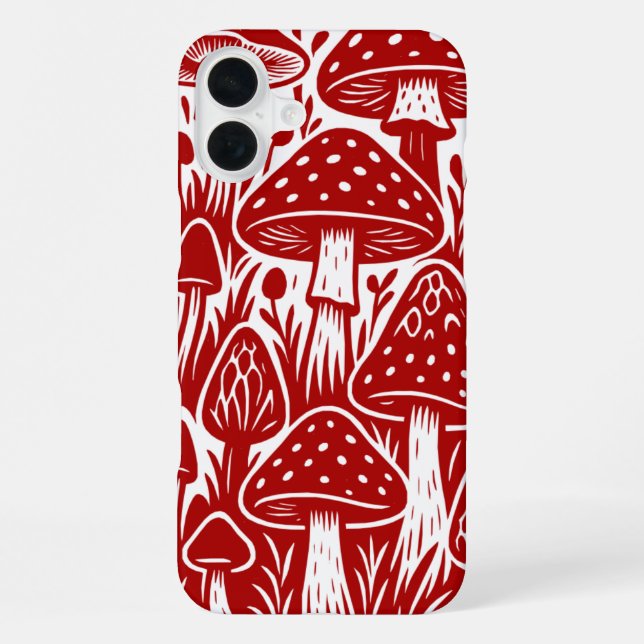 Coque iPhone Champignons (Verso)