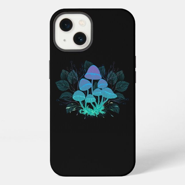 Coque iPhone Champignons dans les buissons (Verso)
