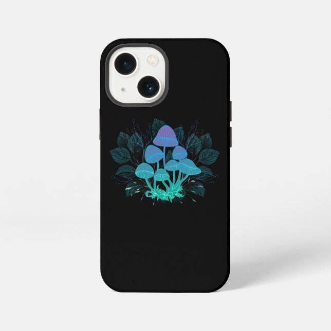 Coque iPhone Champignons dans les buissons (Verso)