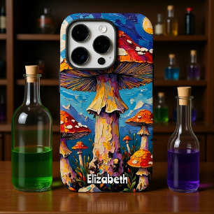 Coque iPhone 16 Pro Champignons de montagne Vista