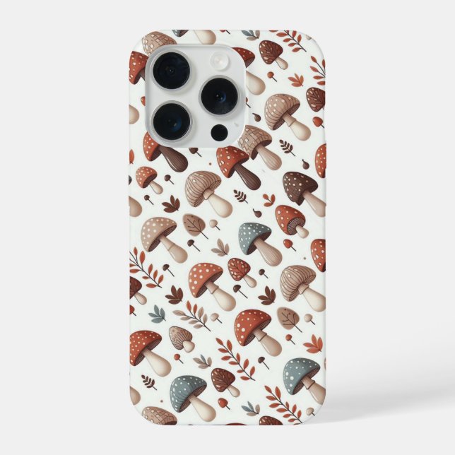 Coque iPhone Champignons en Marche (Verso)