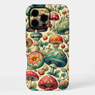 Coque iPhone 16 Pro Max Champignons Fantaisie