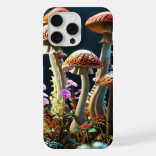 Coque iPhone 15 Pro Max Champignons Vibrants