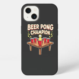 Etui iPhone 13 Champion de Beer Pong Jeu de ping pong à boire