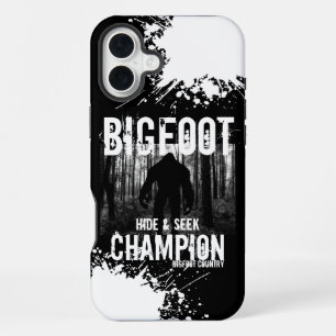 Coque iPhone 16 Plus Champion de cache-cache Bigfoot