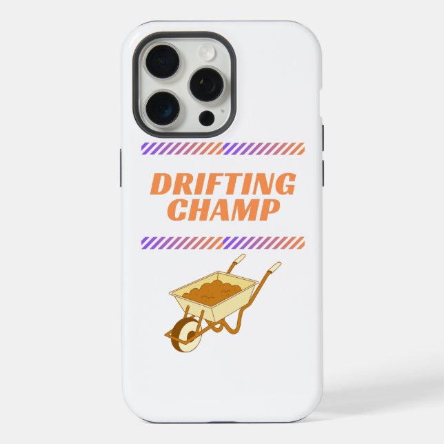 Coque iPhone champion de dérive (Verso)
