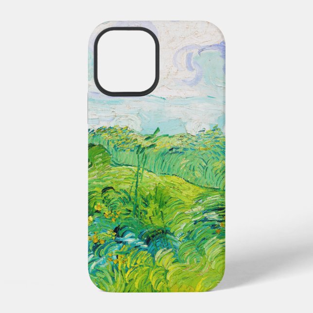 Coque iPhone Champs de blé vert, Van Gogh (Verso)