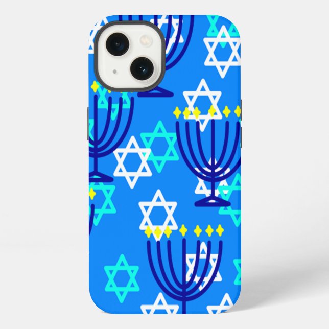 Coque iPhone Chandeliers de Hanoukka (Verso)