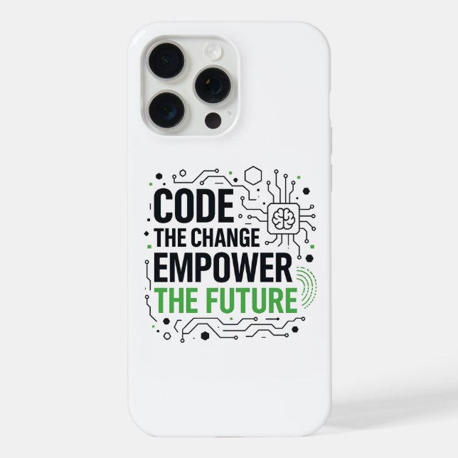 Coque iPhone "Changement de code, avenir possible | Révolution  (Verso)