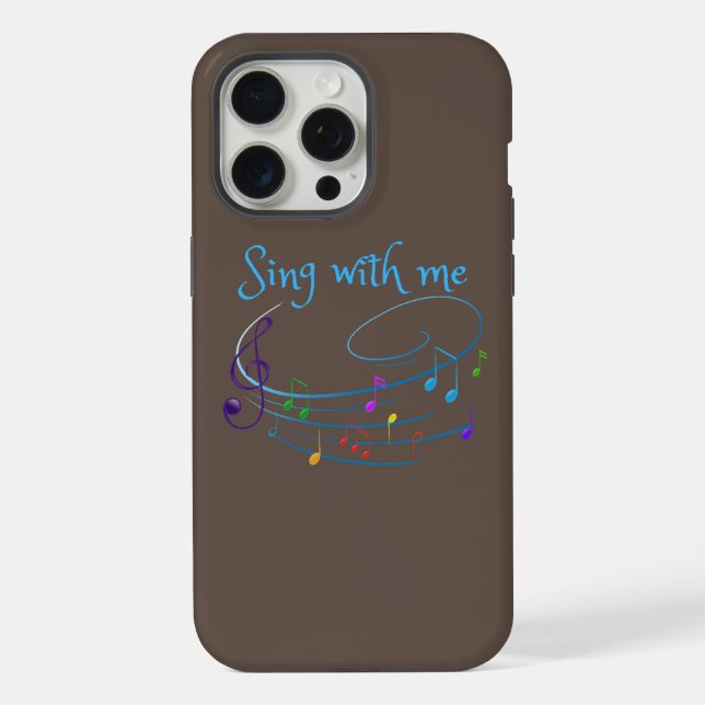 Coque iPhone chante avec moi (Verso)