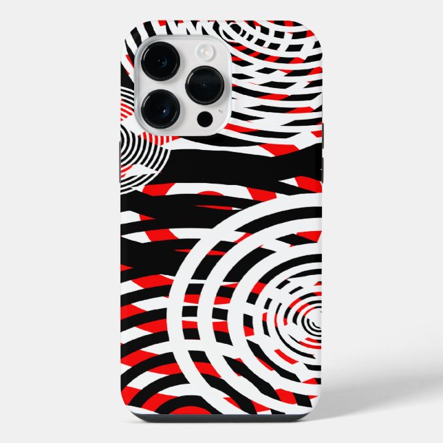 Coque iPhone Chaos Circulaire (Verso)