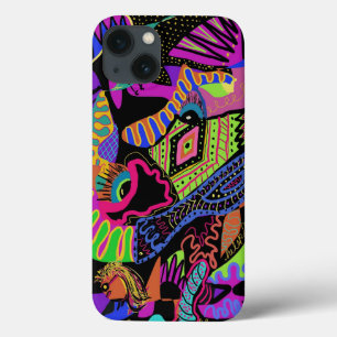 Coque iphone Chaos coloré