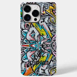 Coque Pour Pour iPhone 14 Pro Max chaos embrassé - votre graffitis soi-même