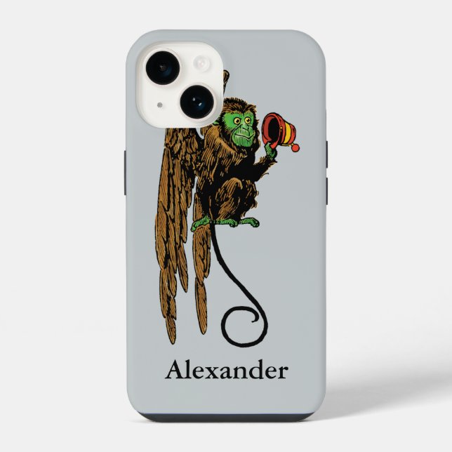 Coque iPhone Chapeau de singe volant maléfique de l'assistant v (Verso)