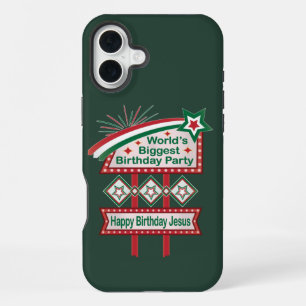 Coque iPhone 16 Plus Chapiteau de la plus grande fête d'anniversaire du