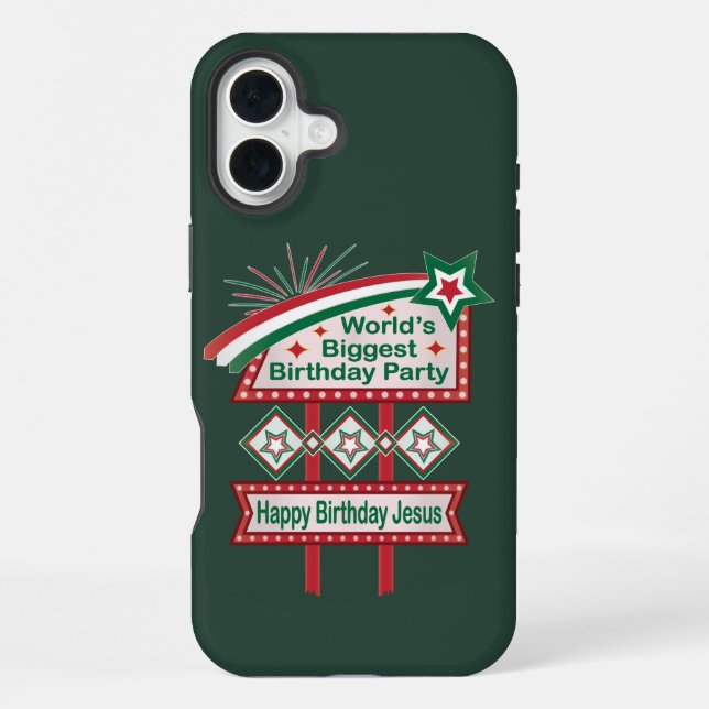 Coque iPhone Chapiteau de la plus grande fête d'anniversaire du (Verso)